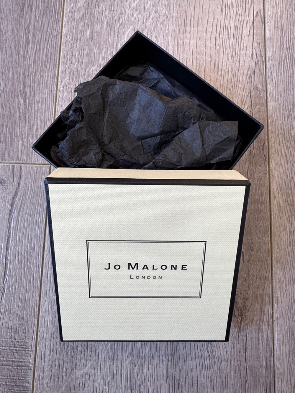 Authentic Jo Malone London Empty Gift Box with Tissue Paper Packaging Minimalist